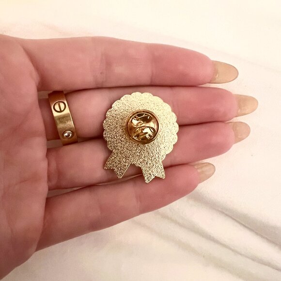 🧷I GOT OUT OF BED TODAY - Enamel Ribbon Pin - Mental Health / Depression / ADHD - Picture 4 of 4